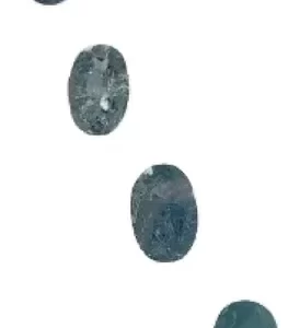 4 Turmalinas Azul Indicolita Oval 0,5ct Coleção/jóia 2385 L