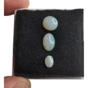 3 Opalas Nobre Precioso Cabochão 3ct Jóia Ou Coleção 264 L