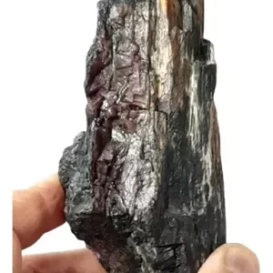 Rodonita No Quartzo-madeira Petrificado Peça Coleção M6084