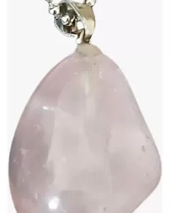 Colar De Aço Com Pingente Em Pedras Naturais Pirita Etc C819