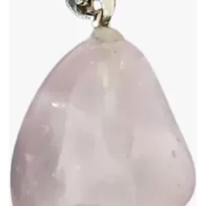 Colar De Aço Com Pingente Em Pedras Naturais Pirita Etc C819