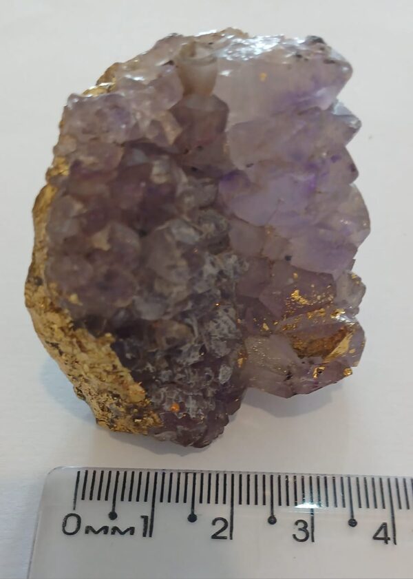 Ametista Aura Gold Pedra Natural com Folheado à Ouro Am-1001 - Imagem 5