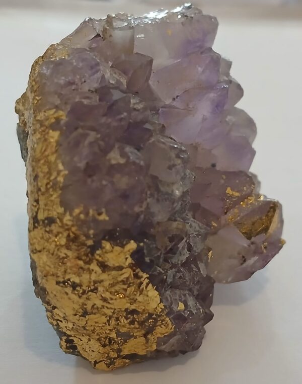 Ametista Aura Gold Pedra Natural com Folheado à Ouro Am-1001 - Imagem 8